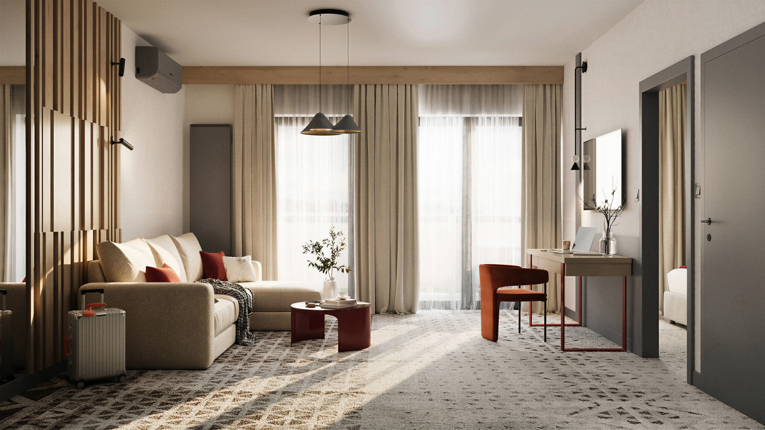 Pierwsze wizualizacje apartamentu Hotelu Szklarska